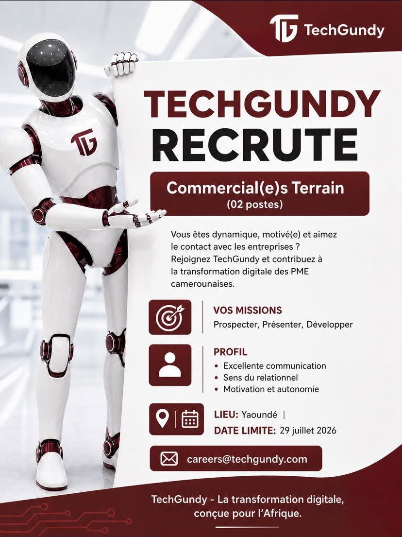 Affiche de recrutement TechGundy